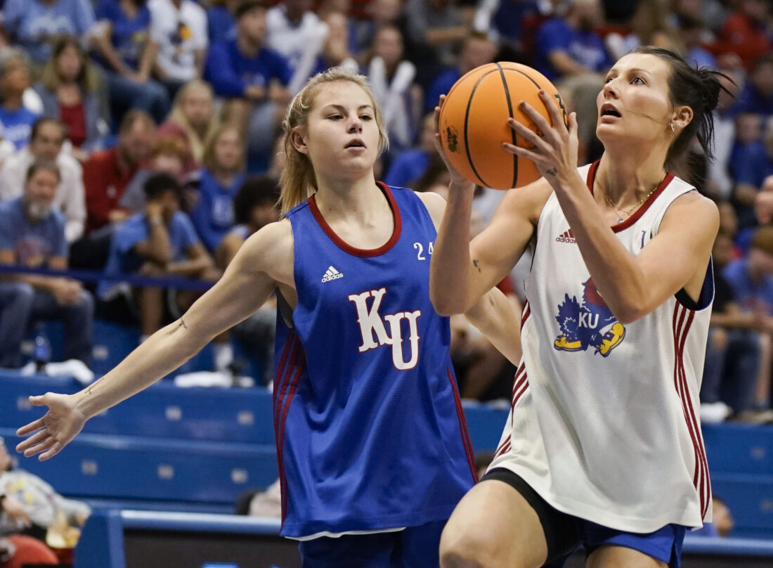 National championship banner steals the show at Late Night in the Phog